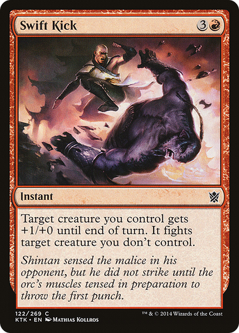 {C} Swift Kick [Khans of Tarkir][KTK 122]
