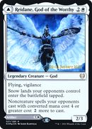 {R} Reidane, God of the Worthy // Valkmira, Protector's Shield [Kaldheim Prerelease Promos][PR KHM 021]