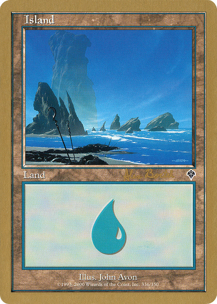 {B}[GB WC01 AB336A] Island (ab336a) (Alex Borteh) [World Championship Decks 2001]