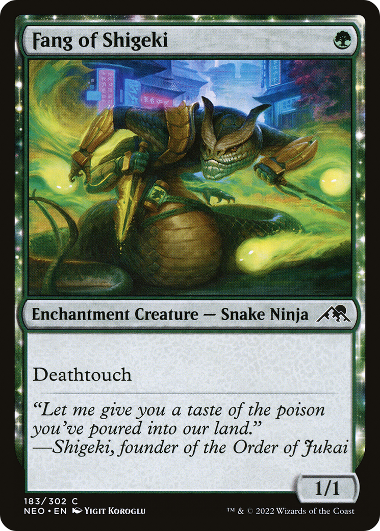 {C} Fang of Shigeki [Kamigawa: Neon Dynasty][NEO 183]