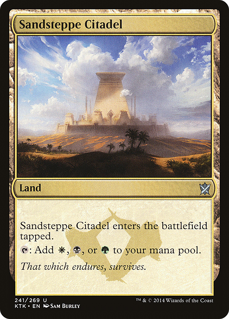 {C} Sandsteppe Citadel [Khans of Tarkir][KTK 241] - Misty Mountain Games