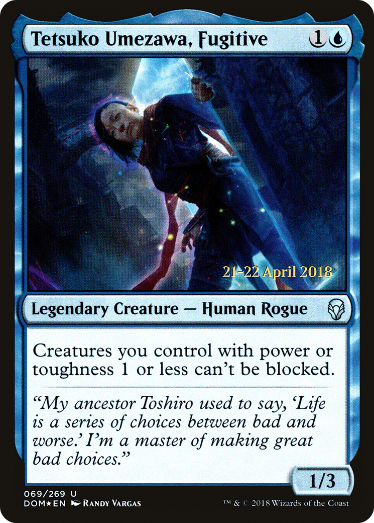 {C} Tetsuko Umezawa, Fugitive [Dominaria Prerelease Promos][PR DOM 069] - Misty Mountain Games