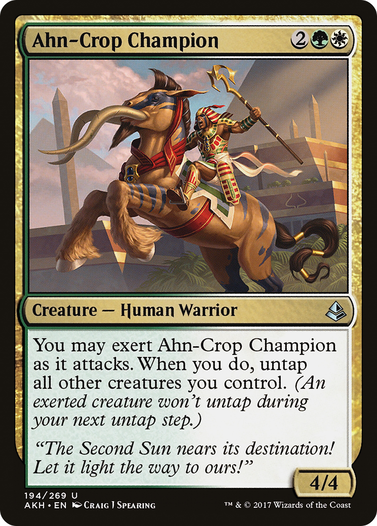 {C} Ahn-Crop Champion [Amonkhet][AKH 194]