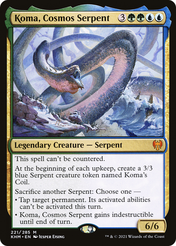 {R} Koma, Cosmos Serpent [Kaldheim][KHM 221]
