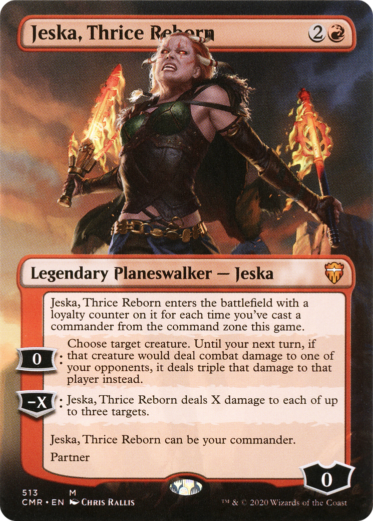 {R} Jeska, Thrice Reborn (Borderless) [Commander Legends][CMR 513]