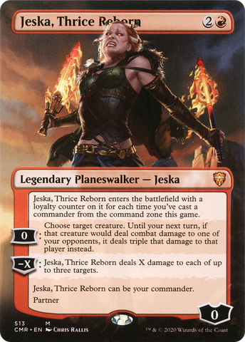 {R} Jeska, Thrice Reborn (Borderless) [Commander Legends][CMR 513]