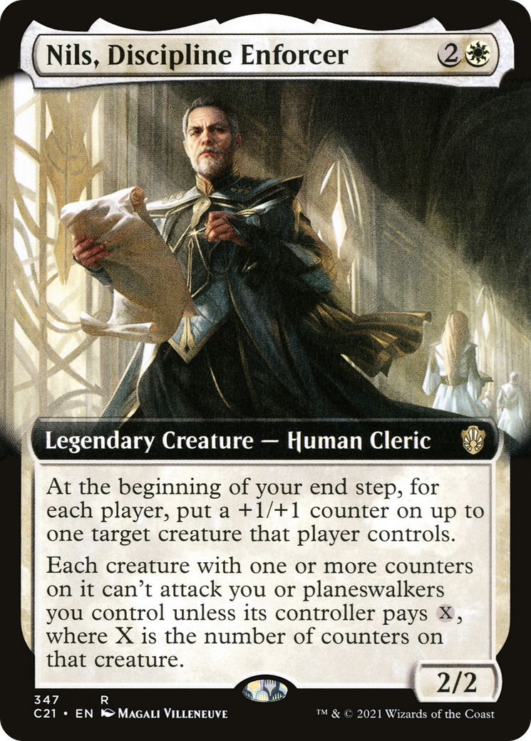 {R} Nils, Discipline Enforcer (Extended Art) [Commander 2021][C21 347]