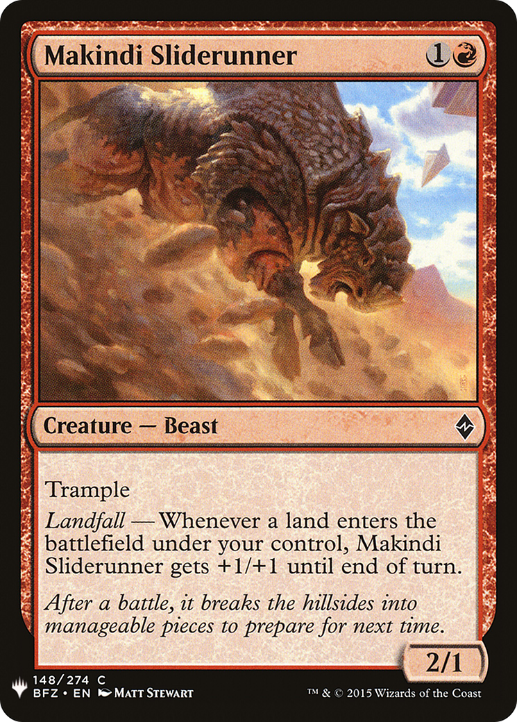 {C} Makindi Sliderunner [Mystery Booster][LS BFZ 148]