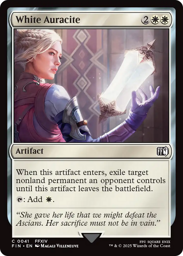 {@@FIN C} White Auracite [FINAL FANTASY][FIN 041]
