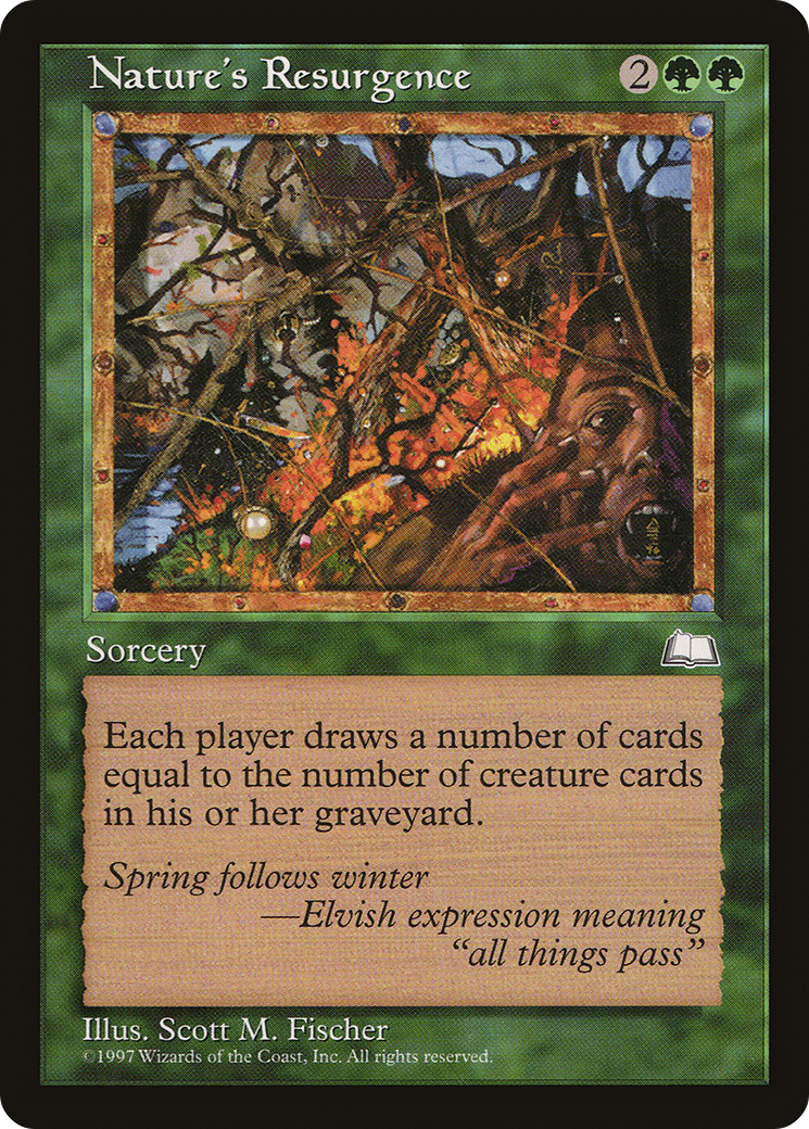 {R} Nature's Resurgence [Weatherlight][WTH 137] - Misty Mountain Games