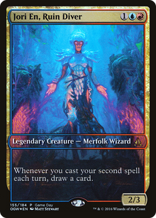 {R} Jori En, Ruin Diver (Game Day) (Extended Art) [Oath of the Gatewatch Promos][PA OGW 155] - Misty Mountain Games