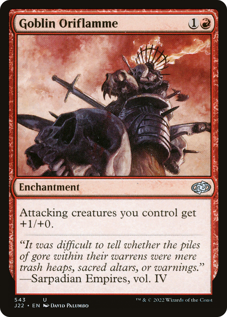 {C} Goblin Oriflamme [Jumpstart 2022][J22 543]
