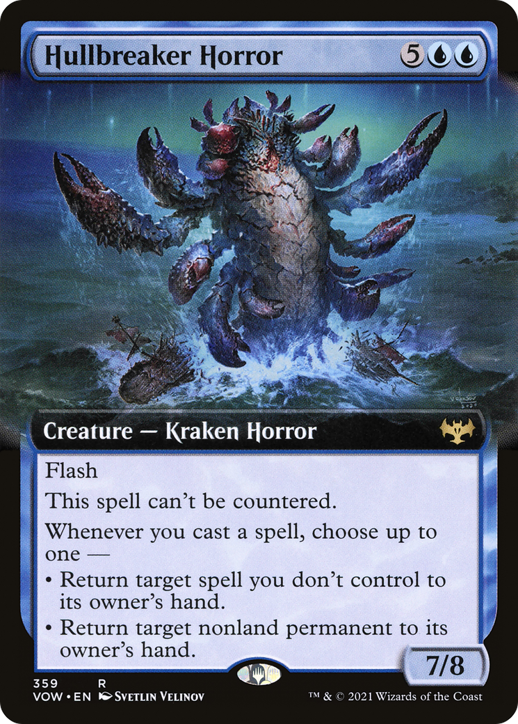 {R} Hullbreaker Horror (Extended Art) [Innistrad: Crimson Vow][VOW 359]