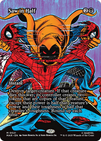{@@ MAR R} Saw in Half (Borderless) [Marvel's Spider-Man: Eternal-Legal] [ 021]