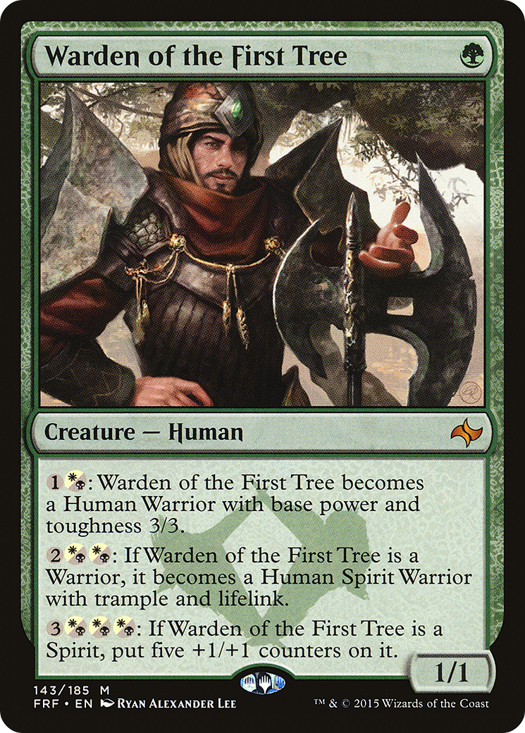 {R} Warden of the First Tree [Fate Reforged][FRF 143] - Misty Mountain Games
