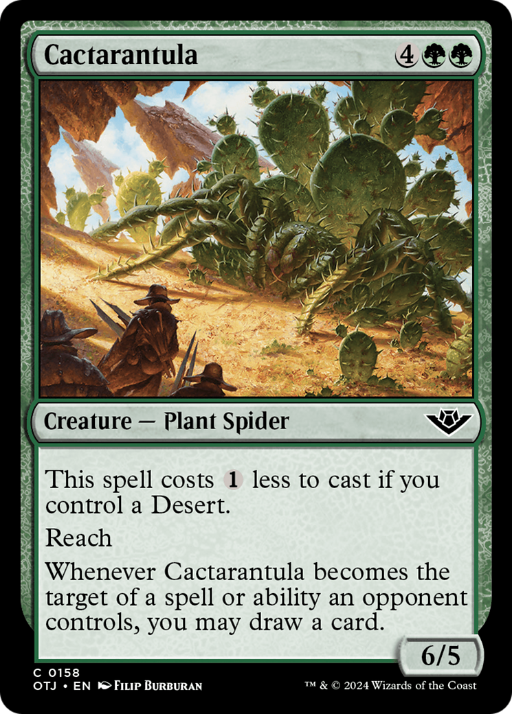 {@C} Cactarantula [Outlaws of Thunder Junction][OTJ 158]