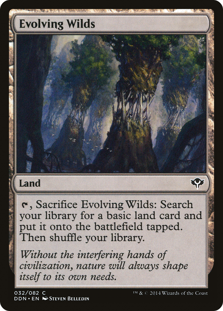 {C} Evolving Wilds [Duel Decks: Speed vs. Cunning][DDN 032]