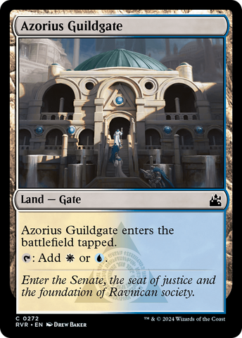 {C} Azorius Guildgate [Ravnica Remastered][RVR 272]