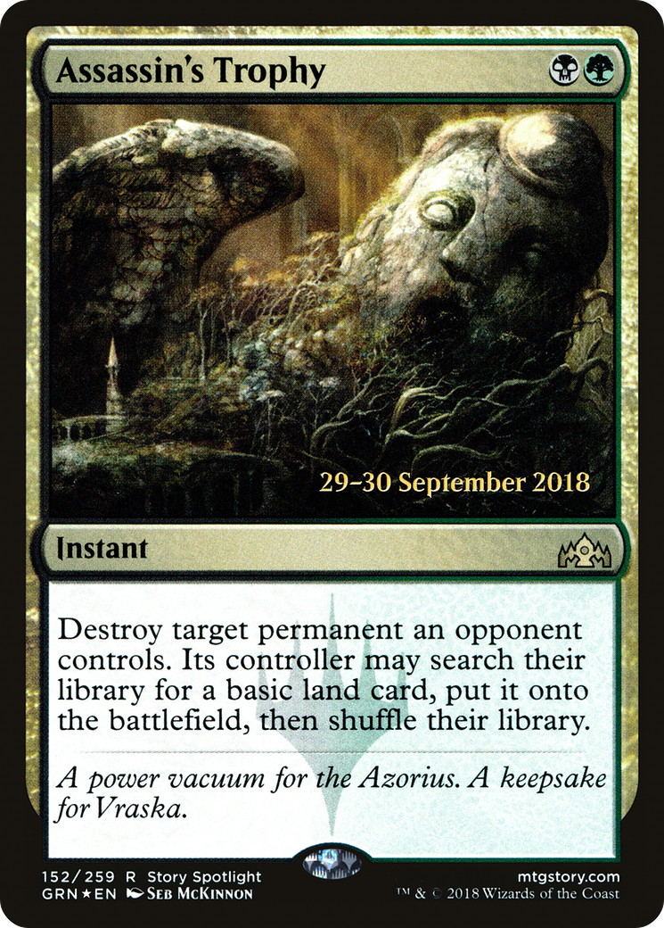 {R} Assassin's Trophy [Guilds of Ravnica Prerelease Promos][PR GRN 152] - Misty Mountain Games