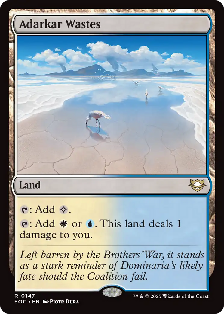 {@@ EOC R} Adarkar Wastes [Edge of Eternities Commander][EOC 147]
