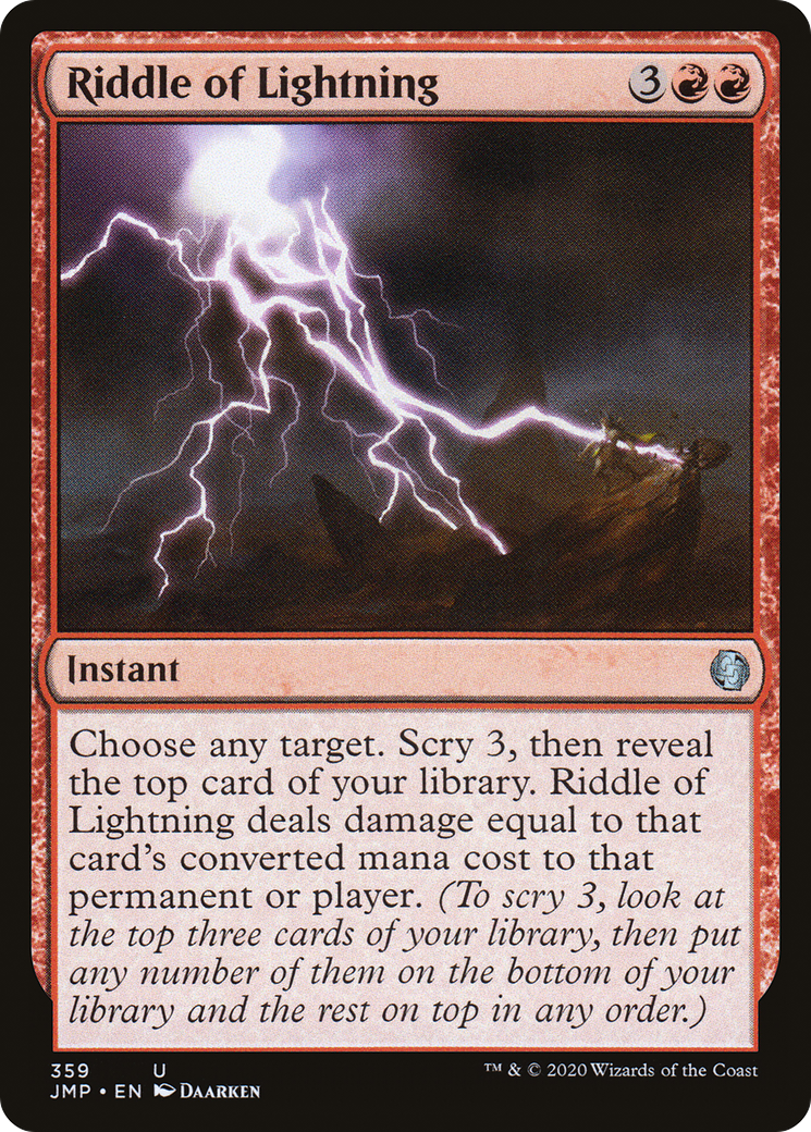 {C} Riddle of Lightning [Jumpstart][JMP 359]