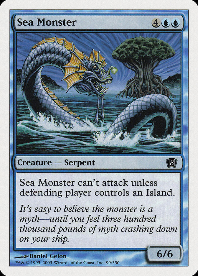 {C} Sea Monster [Eighth Edition][8ED 099]