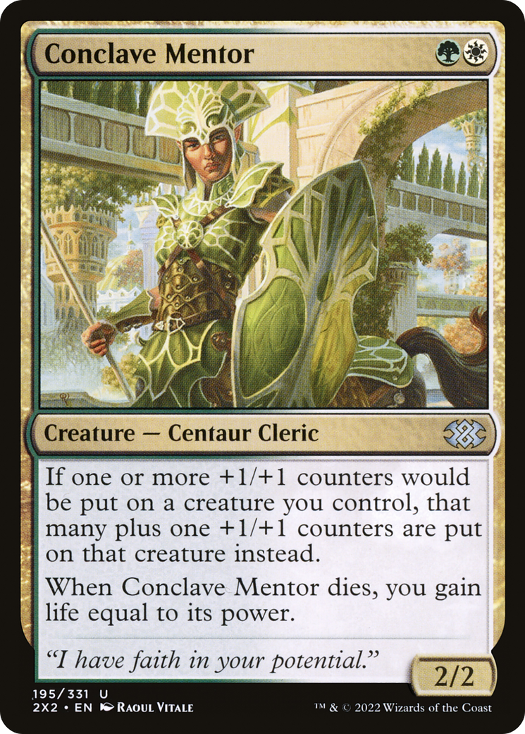 {C} Conclave Mentor [Double Masters 2022][2X2 195]