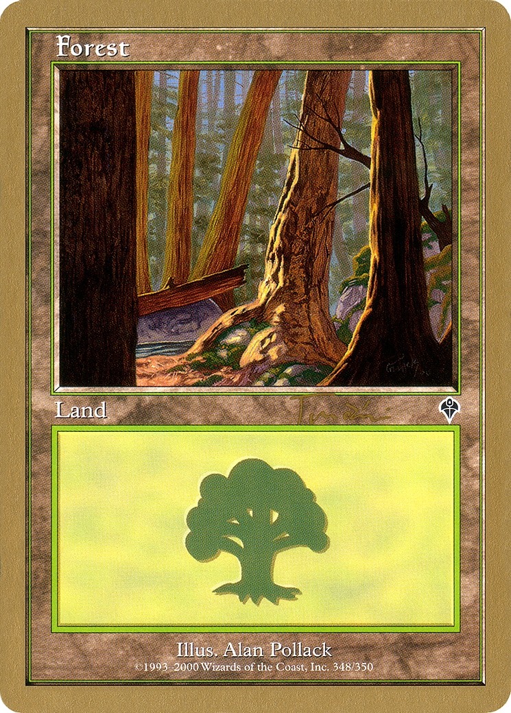 {B}[GB WC01 JT348A] Forest (jt348a) (Jan Tomcani) [World Championship Decks 2001]