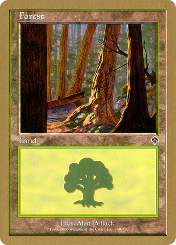 {B}[GB WC01 JT348A] Forest (jt348a) (Jan Tomcani) [World Championship Decks 2001]
