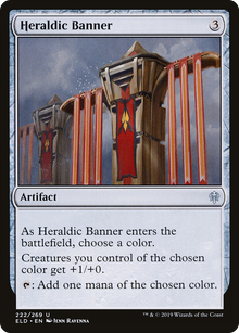 {C} Heraldic Banner [Throne of Eldraine][ELD 222]
