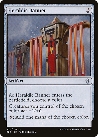 {C} Heraldic Banner [Throne of Eldraine][ELD 222]