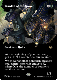 {@R} Warden of the Grove (Borderless) [Tarkir: Dragonstorm][TDM 351]