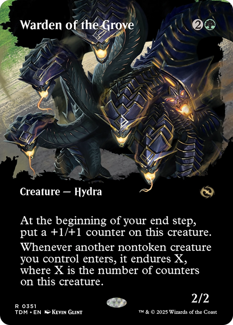 {@R} Warden of the Grove (Borderless) [Tarkir: Dragonstorm][TDM 351]