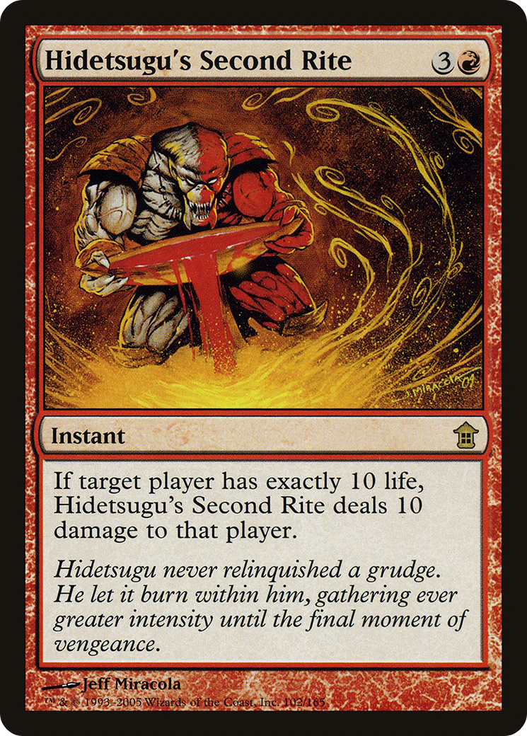 {R} Hidetsugu's Second Rite [Saviors of Kamigawa][SOK 102] - Misty Mountain Games