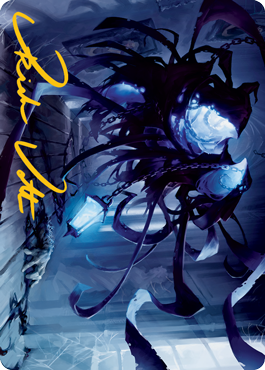 {A} Spectral Adversary Art Card (Gold-Stamped Signature) [Innistrad: Midnight Hunt Art Series][GS AMID 030]