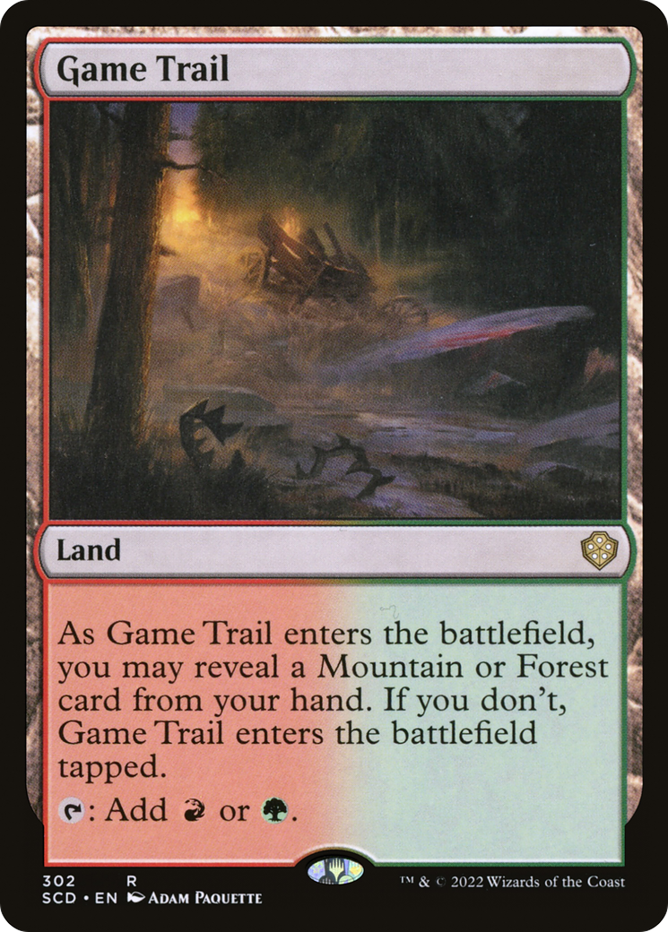 {R} Game Trail [Starter Commander Decks][SCD 302]