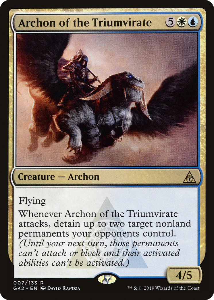 {R} Archon of the Triumvirate [Ravnica Allegiance Guild Kit][GK2 007]