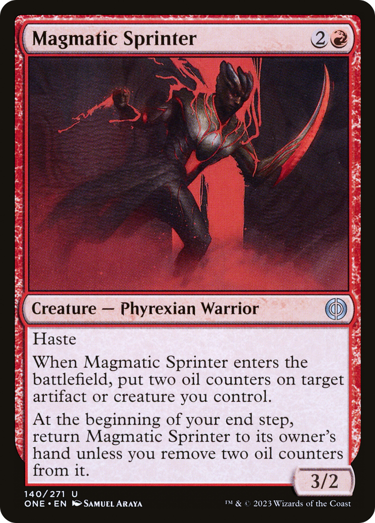 {C} Magmatic Sprinter [Phyrexia: All Will Be One][ONE 140]