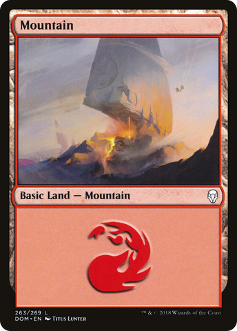 {B}[DOM 263] Mountain (263) [Dominaria]