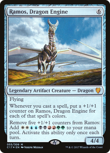 {R} Ramos, Dragon Engine [Commander 2017][C17 055] - Misty Mountain Games