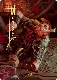 {A} Arni Brokenbrow Art Card (Gold-Stamped Signature) [Kaldheim Art Series][GS AKHM 030]