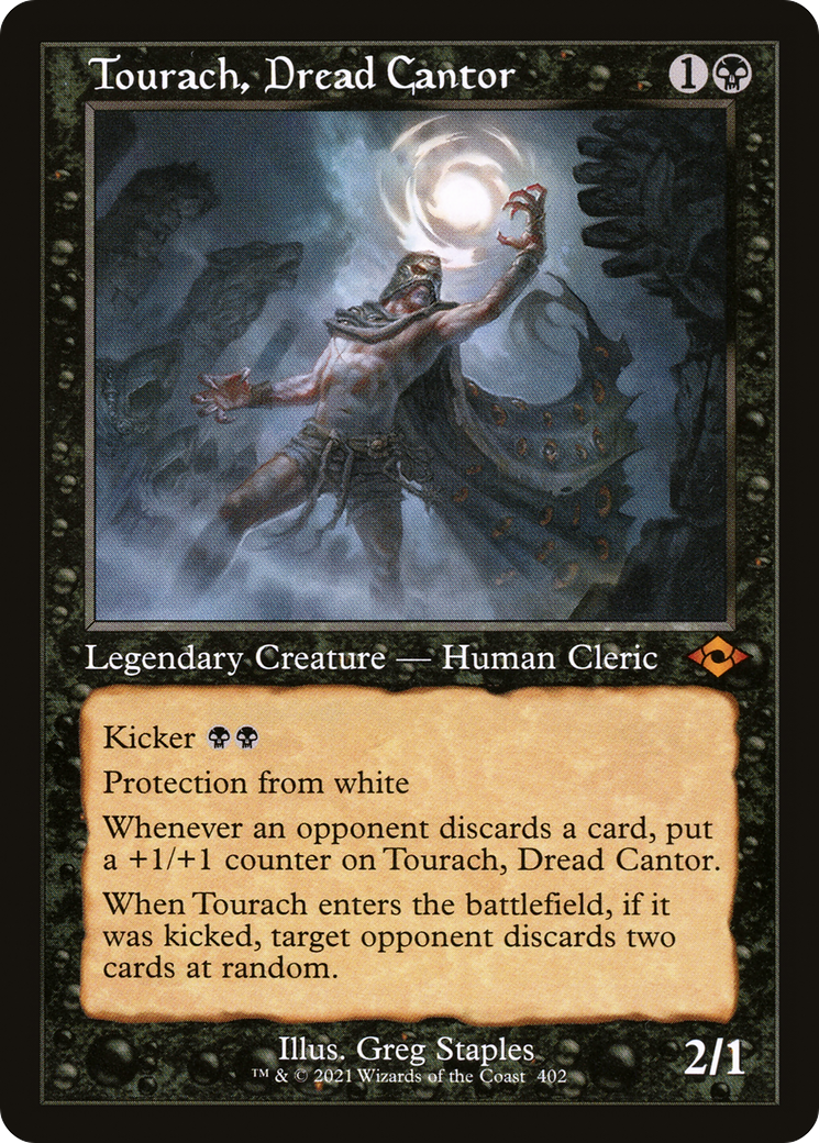 {R} Tourach, Dread Cantor (Retro Frame) (Foil) [Modern Horizons 2] [MH2 402]