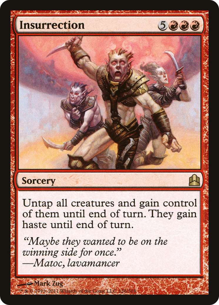 {R} Insurrection [Commander 2011][CMD 126] - Misty Mountain Games