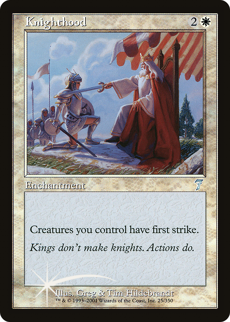 {C} Knighthood [Seventh Edition][7ED 025]