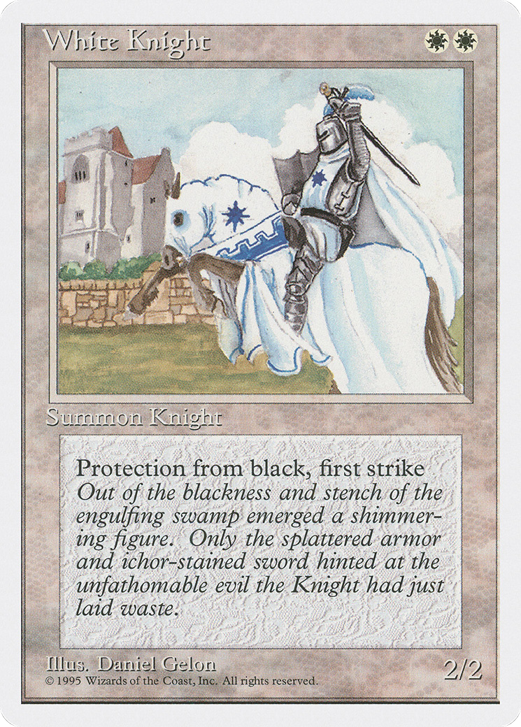 {C} White Knight [Fourth Edition][4ED 056] - Misty Mountain Games