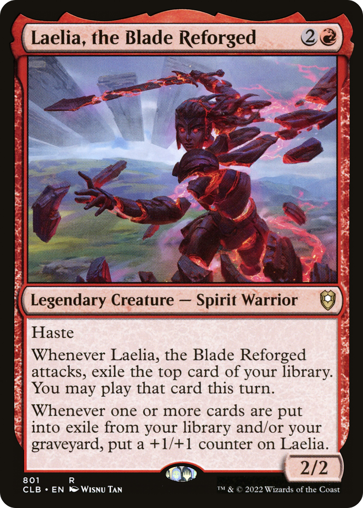 {R} Laelia, the Blade Reforged [Commander Legends: Battle for Baldur's Gate][CLB 801]