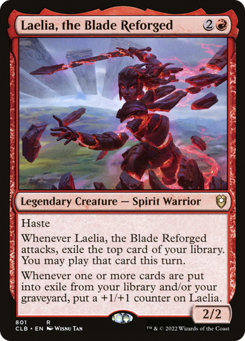 {R} Laelia, the Blade Reforged [Commander Legends: Battle for Baldur's Gate][CLB 801]