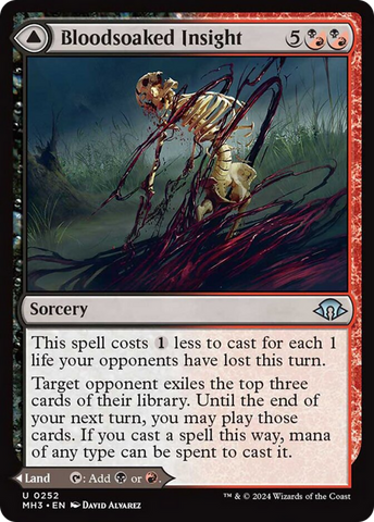 {C} Bloodsoaked Insight // Sanguine Morass [Modern Horizons 3][MH3 252]