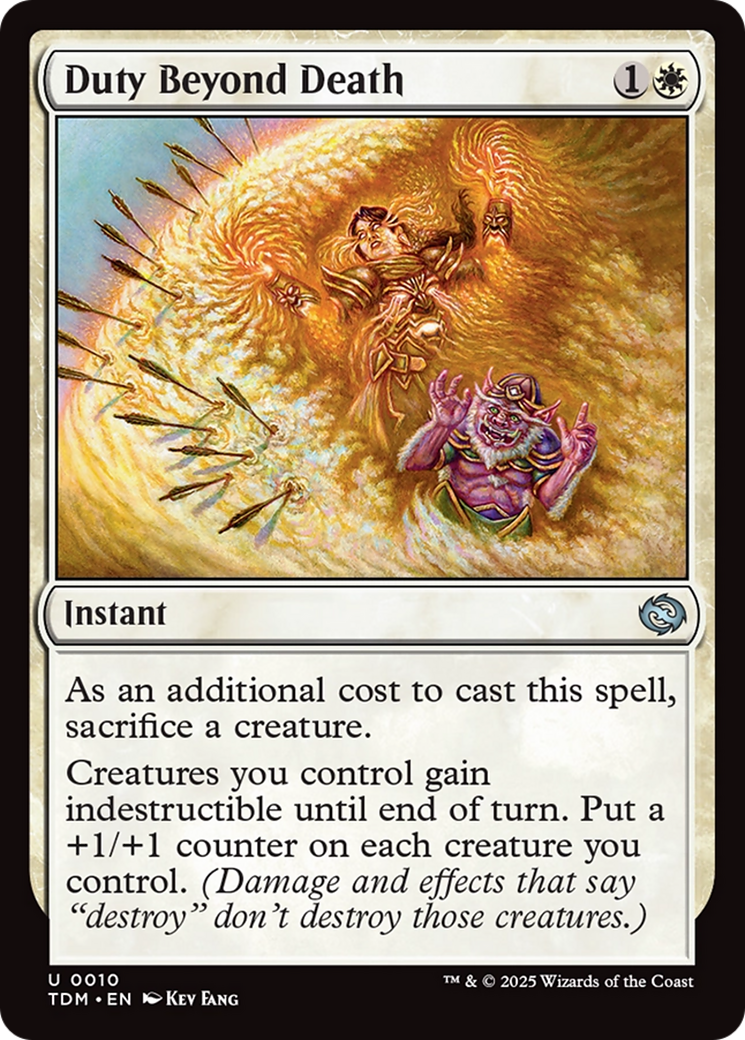 {@C} Duty Beyond Death [Tarkir: Dragonstorm][TDM 010]