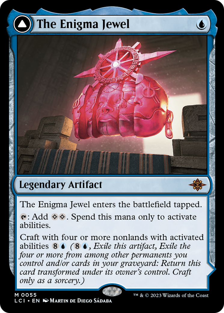 {@R} The Enigma Jewel // Locus of Enlightenment [The Lost Caverns of Ixalan][LCI 055]